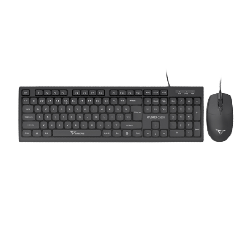 Alcatroz Xplorer C3600 Wired Keyboard and Mouse Combo