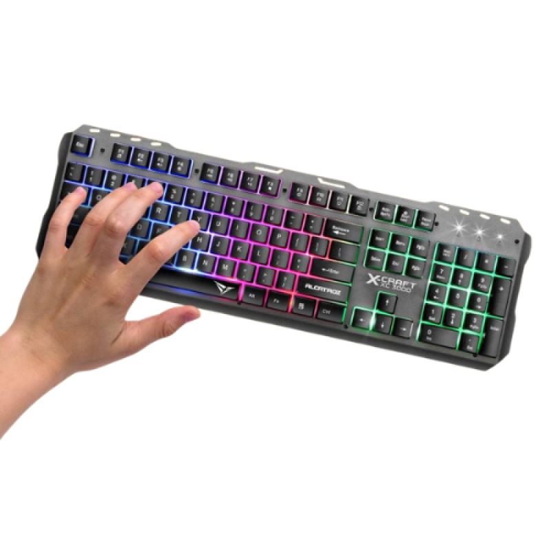 Alcatroz X-Craft XC 3000 Gaming Wired Keyboard and Mouse Combo